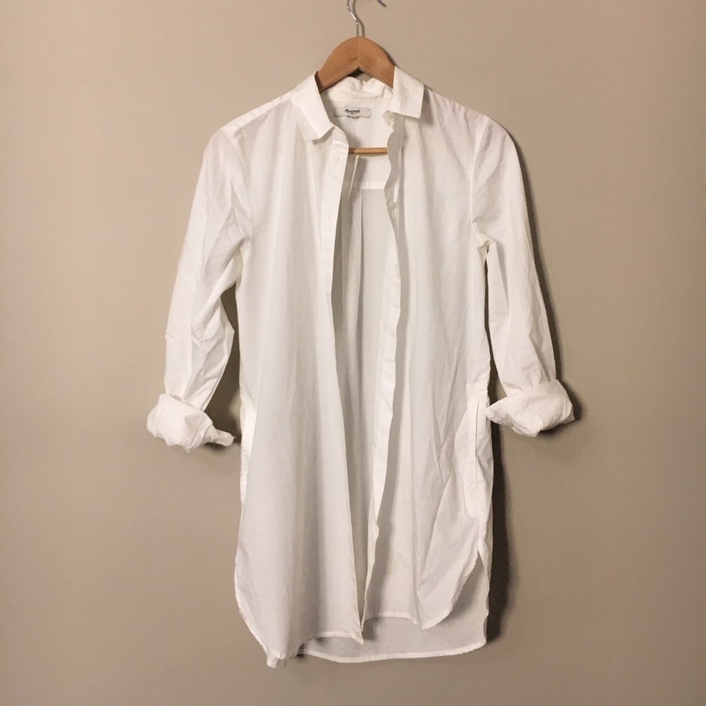 Never worn Madewell tunic blouse - with pockets!